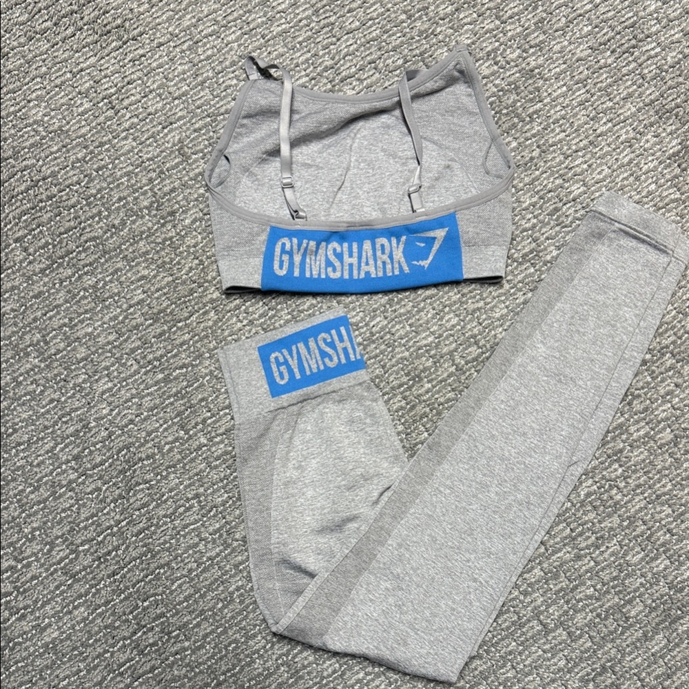Gymshark Leggings in Gray and Blue